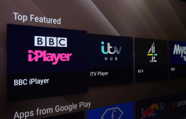 Salisbury Journal: BBC iPlayer, ITV Hub, All 4, My 5 streaming apps on Smart TV. Credit: PA