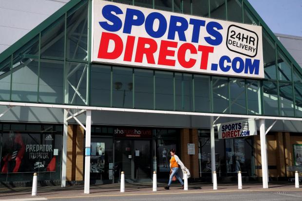 Salisbury Journal: Sports Direct store. Credit: PA