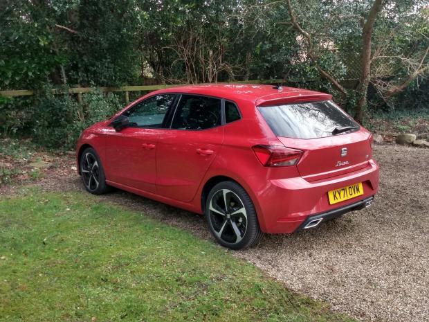 Salisbury Journal: The bright read paintwork of the SEAT Ibiza really catches the eye in these images 