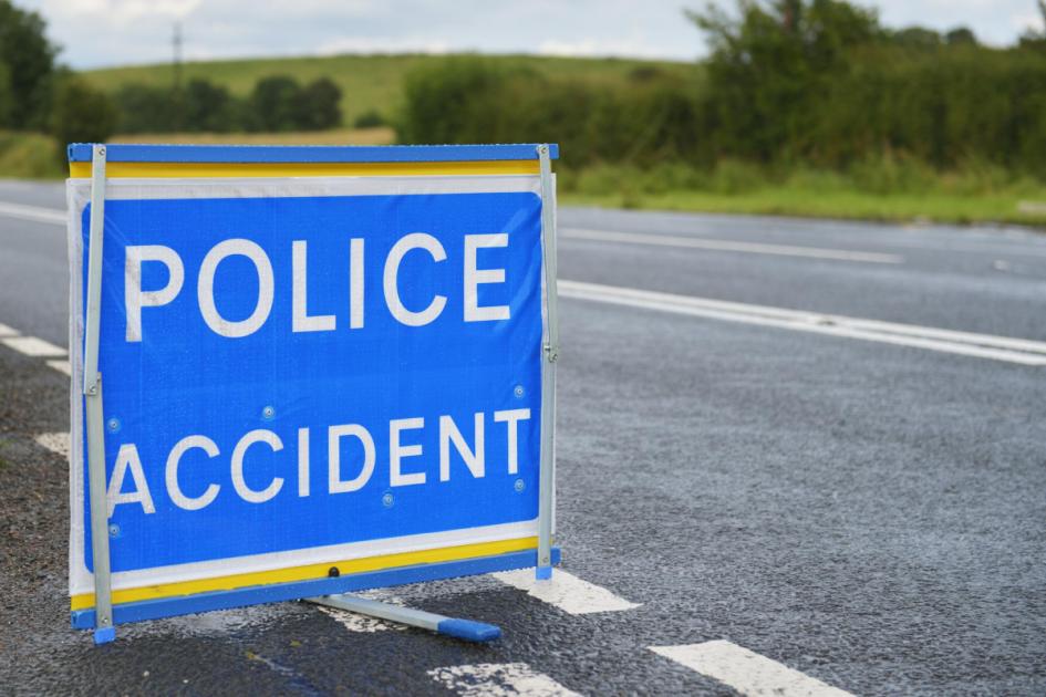 Person taken to hospital after two vehicle crash on busy road 