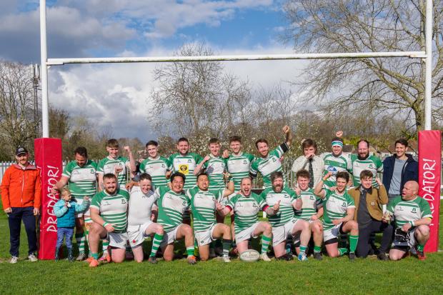 A happy squad after Salisbnury's 2nd XV defeated Oakmeadians (Picture: John Palmer)