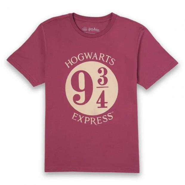 Salisbury Journal: Harry Potter Platform Burgundy T-Shirt (IWOOT)