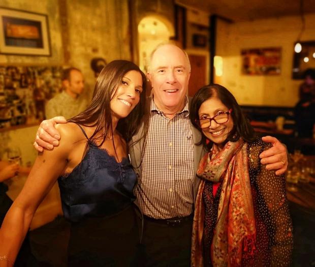 Salisbury Journal: Michael Lingam-Willgoss with his daughter Candice and wife Mani