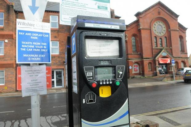 Salisbury Journal: Parking machine in council-operated Brown Street car park