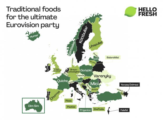Salisbury Journal: Traditional European foods by country from HelloFresh. Credit: HelloFresh