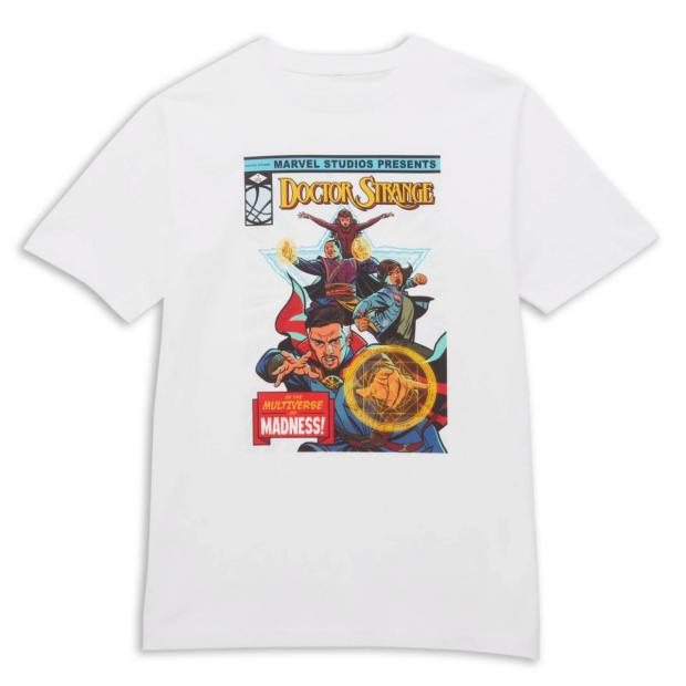 Salisbury Journal: Marvel Dr Strange Star Comic Oversized Heavyweight T-Shirt (Zavvi)
