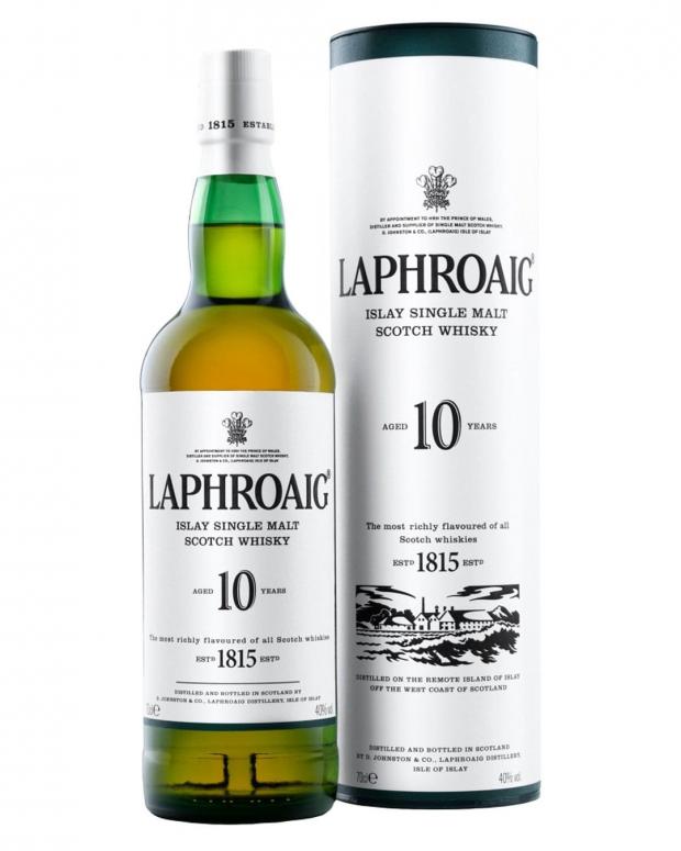 Salisbury Journal: Laphroaig 10-Year-Old Malt Whisky - Islay. Credit: The Bottle Club