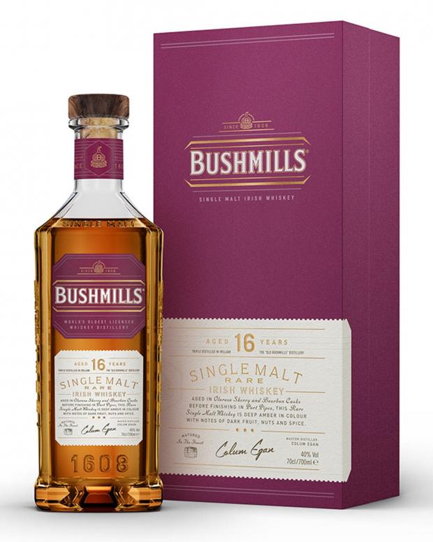 Salisbury Journal: Bushmills 16-Year-Old Three Wood Whiskey - Bushmills. Credit: The Bottle Club