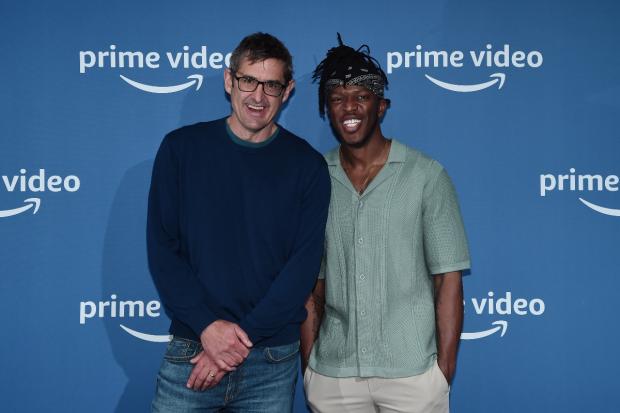 Salisbury Journal: Louis Theroux (left) and KSI (right) at Prime Video Presents (Prime Video)