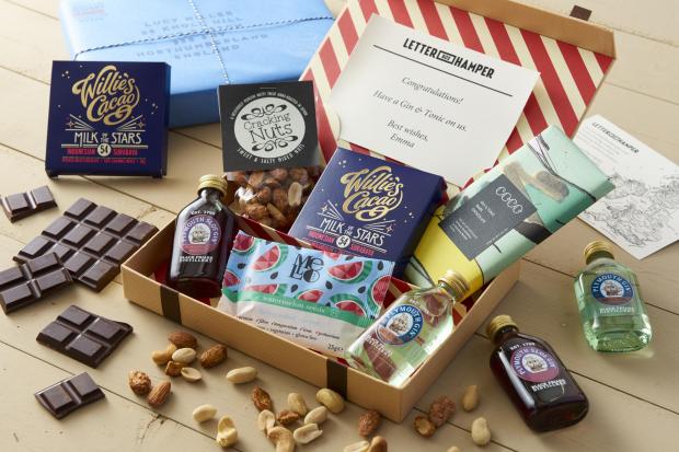 Salisbury Journal: Gin And Chocolate Lovers Letter Box Hamper. Credit: Not On The High Street