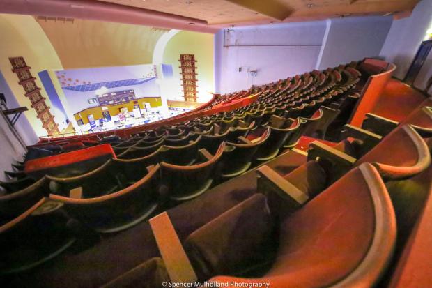 Salisbury Journal: Rows of seating occupy the space upstairs