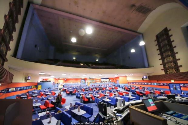 Salisbury Journal: The upstairs seating dominates the hall space, yet it was left unused
