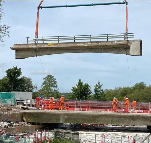 Salisbury Journal: A31 bridge replacement project at Ringwood. Picture: National Highways