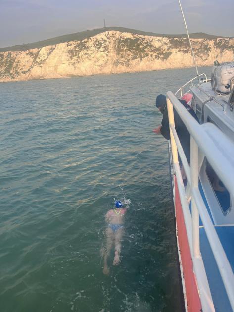 Salisbury Tri members swim across English Channel
