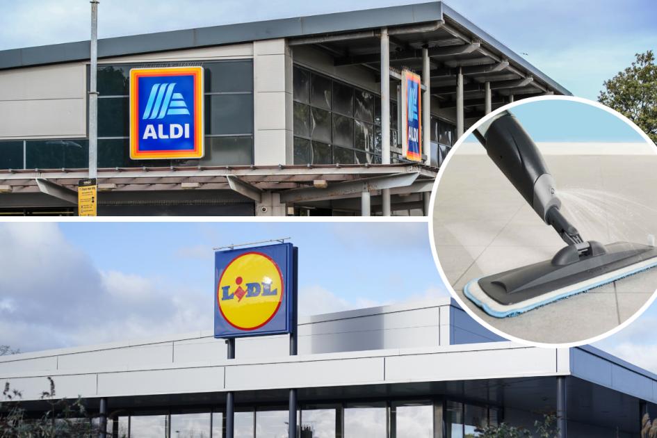 Aldi and Lidl middle aisles feature cleaning essentials