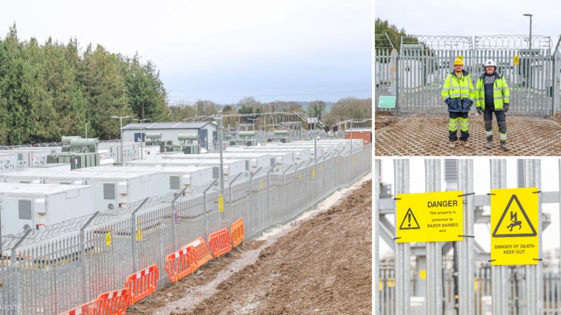 PICTURES: Behind-the-scenes at new battery site in the old Quidhampton Quarry 