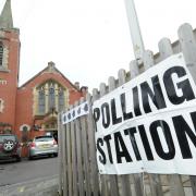 The polling station at Elim Church in 2017 DC8199P4 Picture by Tom Gregory