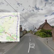 The A357 in Shillingstone is shut again due to sewer repairs. Picture: Google/Travel Dorset