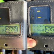 An officer carried out speed checks in Mere Picture: Warminster Police Facebook