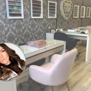 The Beauty Lounge in Bulford and inset, skin therapist Natalie Greenhalgh