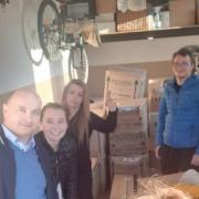 Armishaws visits Ukraine and Poland to take donations