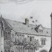 The courtyard of Church House, once Salisbury Workhouse