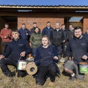 Local apprentices transform stables at Wiltshire Wildlife Hospital