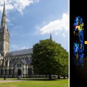 Salisbury Cathedral and Marzia Colonna's Crucifix 2002 (right)