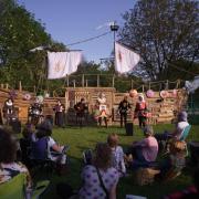 Wiltshire Creative's production of The Tempest in Churchill Gardens.