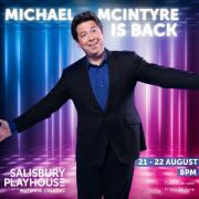 Michael McIntyre will return to Salisbury Playhouse for two performances in August.