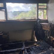 Dorset & Wiltshire Fire and Rescue Service released these images following a house fire on Richards Way in Harnham on the morning of Monday, July 10.
