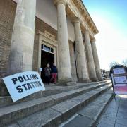 Salisbury Guildhall during the parish poll
