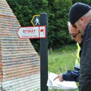 To date, the volunteers have inserted, repaired or replaced more than 2,000 rights of way signs and waymarks across SPTA