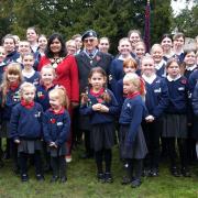 The 1st Amesbury Girls' Brigade participated in the Remembrance Sunday Parade on November 12.