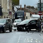 A crash took place in Catherine Street.