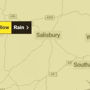 Yellow warning issued as heavy rain due to batter Salisbury this afternoon