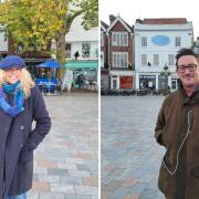 Ali Kelly (left) and Ben Impey (right) shared their views on the city council precept rise with the Salisbury Journal.
