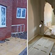 Vandals cause £10k worth of damage to building site