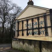 A surviving 'ghost sign' for Salisbury Steam Laundry.