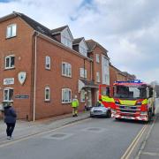LIVE: Fire in flats in Salisbury
