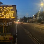 A345 road closure planned