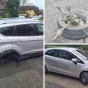 Man arrested for careless driving, theft, burglary and fraud after fleeing crash