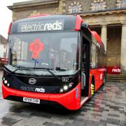 Salisbury Reds electric bus