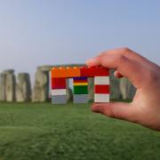 Help build a Lego Stonehenge mosaic this Easter half-term