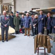 Veterans gathered at the Boscombe Down Aviation Collection to commemorate servicemen who flew Taylorcraft Austers and later aircraft for the air observation post (AOP) and Army Air Corps (AAC), scouting targets for ground artillery.