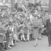 The Queen made a royal visit to Salisbury on Thursday, April 11, 1974.