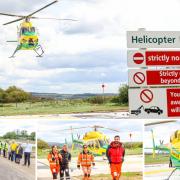 New helipad launched at Salisbury District Hospital