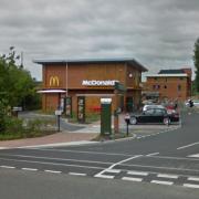 A woman was caught drink driving at McDonald's.