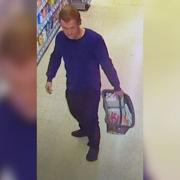 Hampshire Police have released this image of a man after £80 worth of items were stolen from the Co-op on High Street in Fordingbridge.