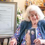 Harnham resident Anne Baker has celebrated her 110th birthday.